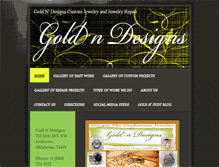 Tablet Screenshot of gold-n-designs.com